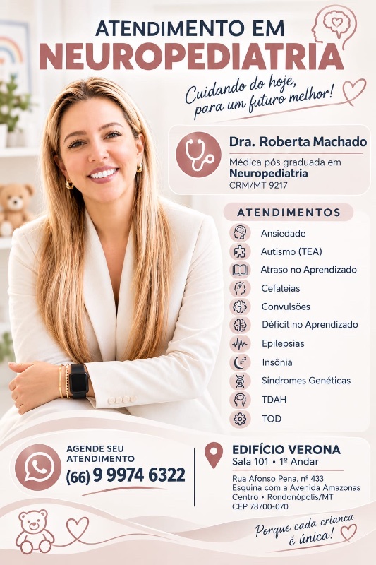 Foto de Roberta Machado Miranda, Neuropediatra em Rondonópolis
