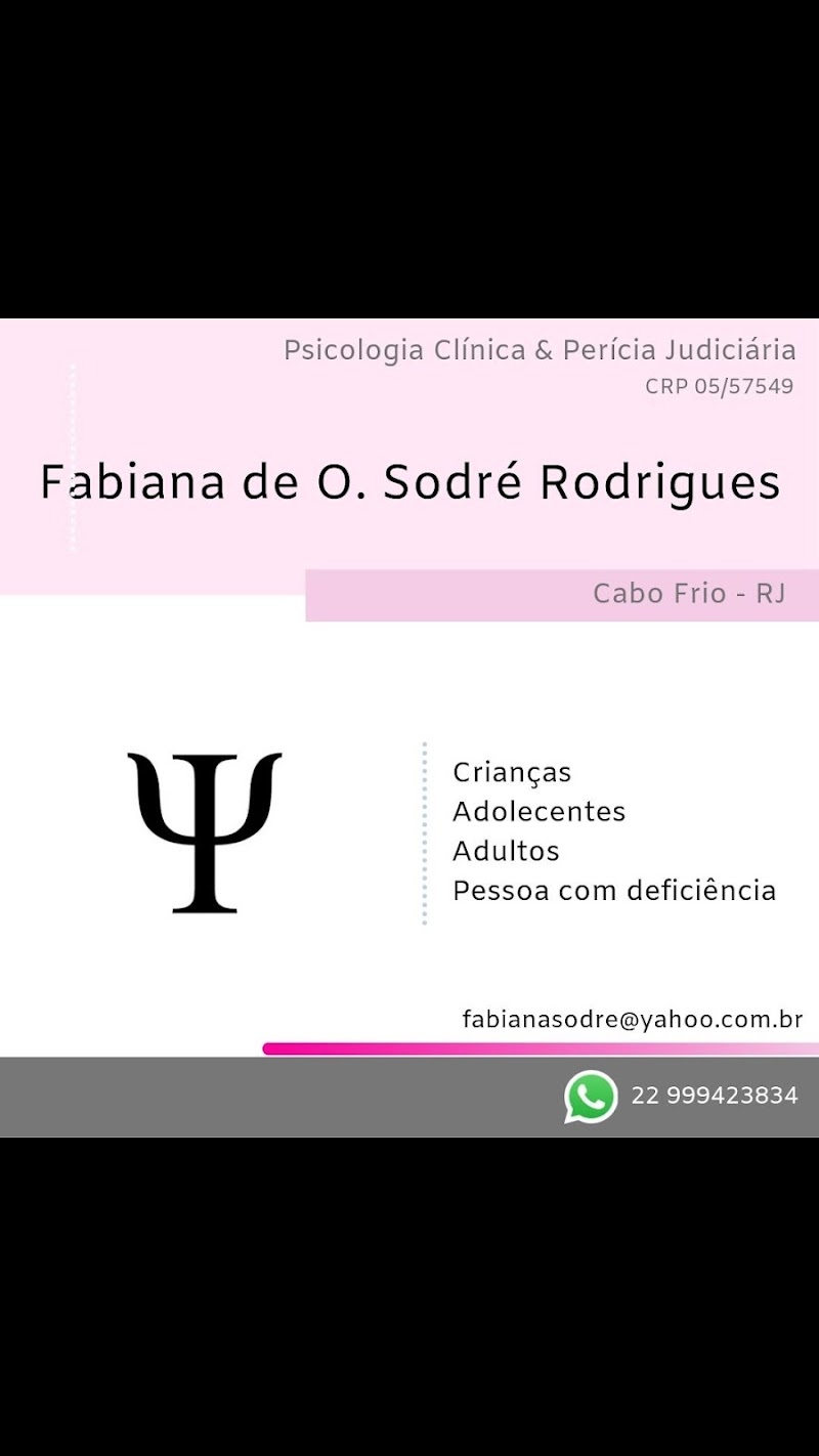 Foto de Fabiana Psicóloga, Clínica de Psicologia Clínica em Cabo Frio
