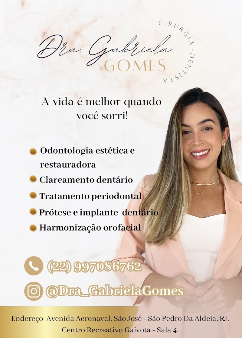 Foto de Dra. Gabriela Gomes, Clínica de Harmonização Orofacial em São Pedro da Aldeia