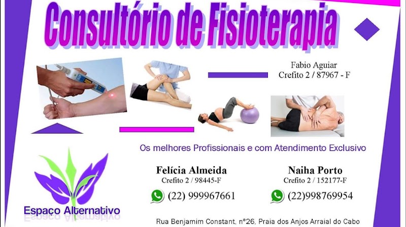 Foto de Consultório de Fisioterapia Espaço Alternativo, Clínica de Clínica Geral em Arraial do Cabo