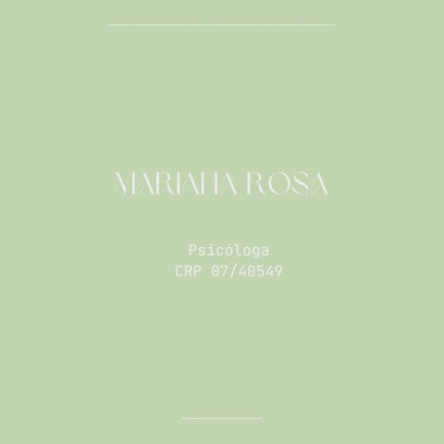 Foto de Mariana Rosa, Psicóloga em Novo Hamburgo