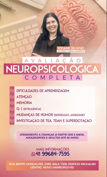 Foto de Viviane Bilinski, Psicóloga em Novo Hamburgo