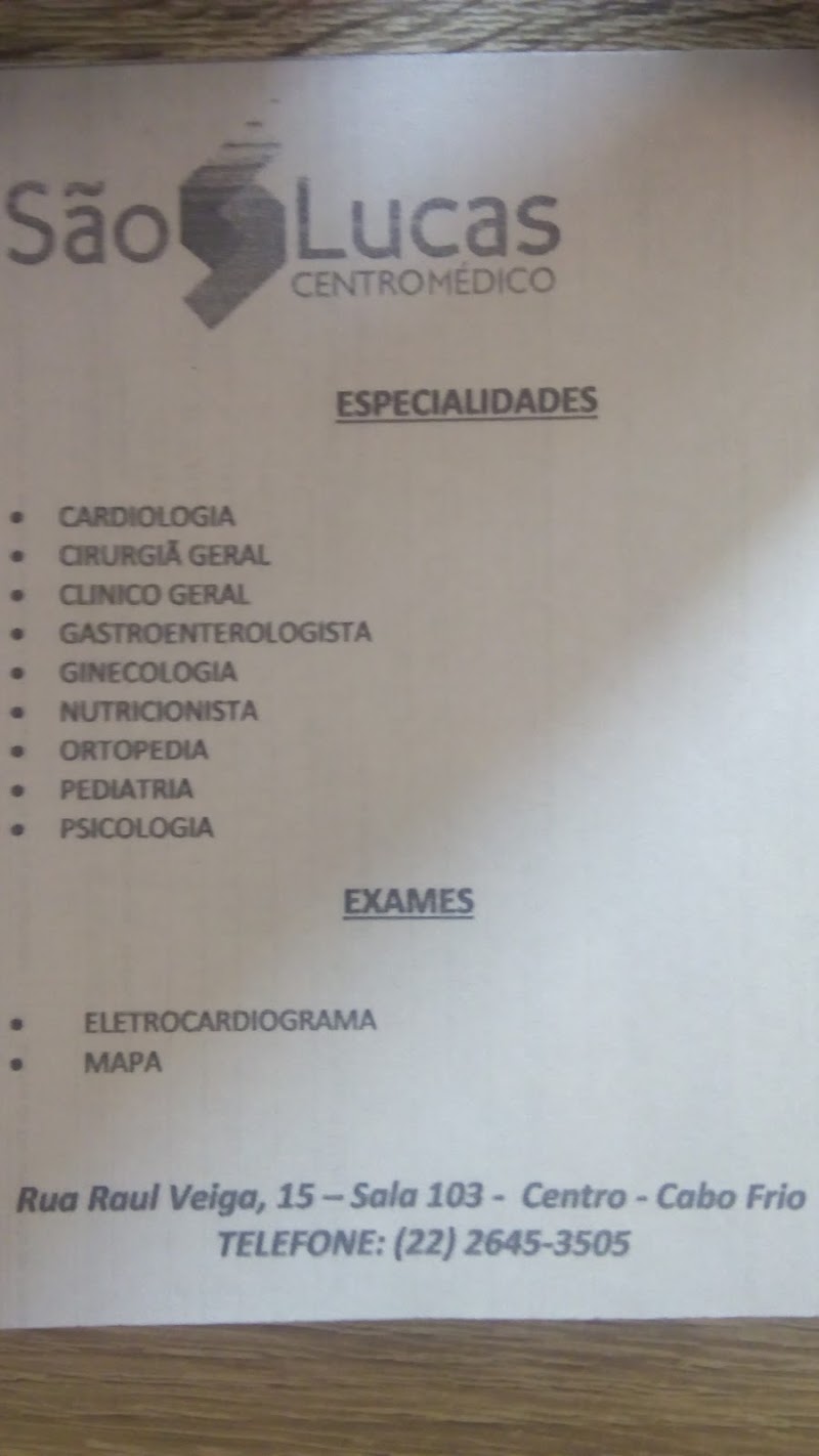 Foto de Centro Médico São Lucas, Clínica de Clínica Geral em Cabo Frio